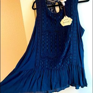 Sleeveless blouse, new with tags